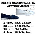GOODIN ādas brīvā laika apavi sievietēm.