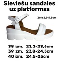 Sieviešu sandales.