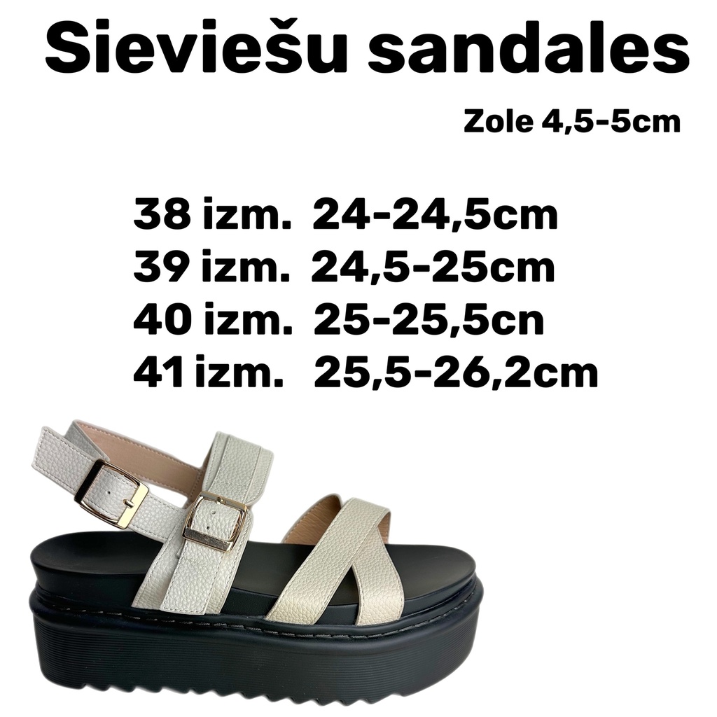 Sieviešu sandales.