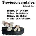 Sieviešu sandales.
