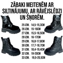 Ziemas zābaciņi meitenēm.