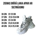 Sieviešu ziemas brīvā laika apavi.