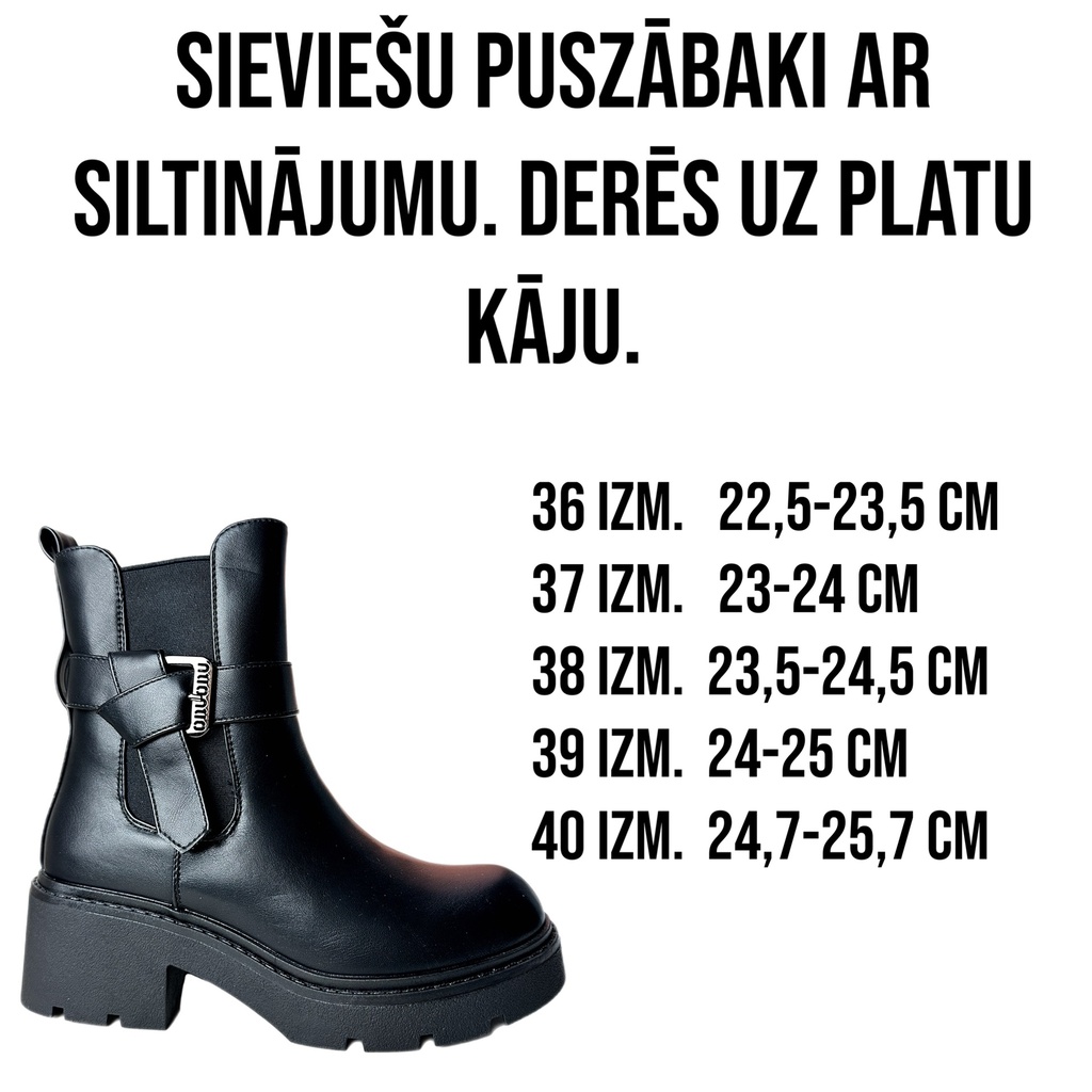 Sieviešu demisezonas/ziemas puszābaki.