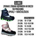 Clibee ziemas zābaki bērniem.