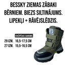 Bessky ziemas zābaki bērniem.