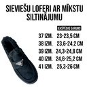 Sieviešu loferi ar siltinājumu.