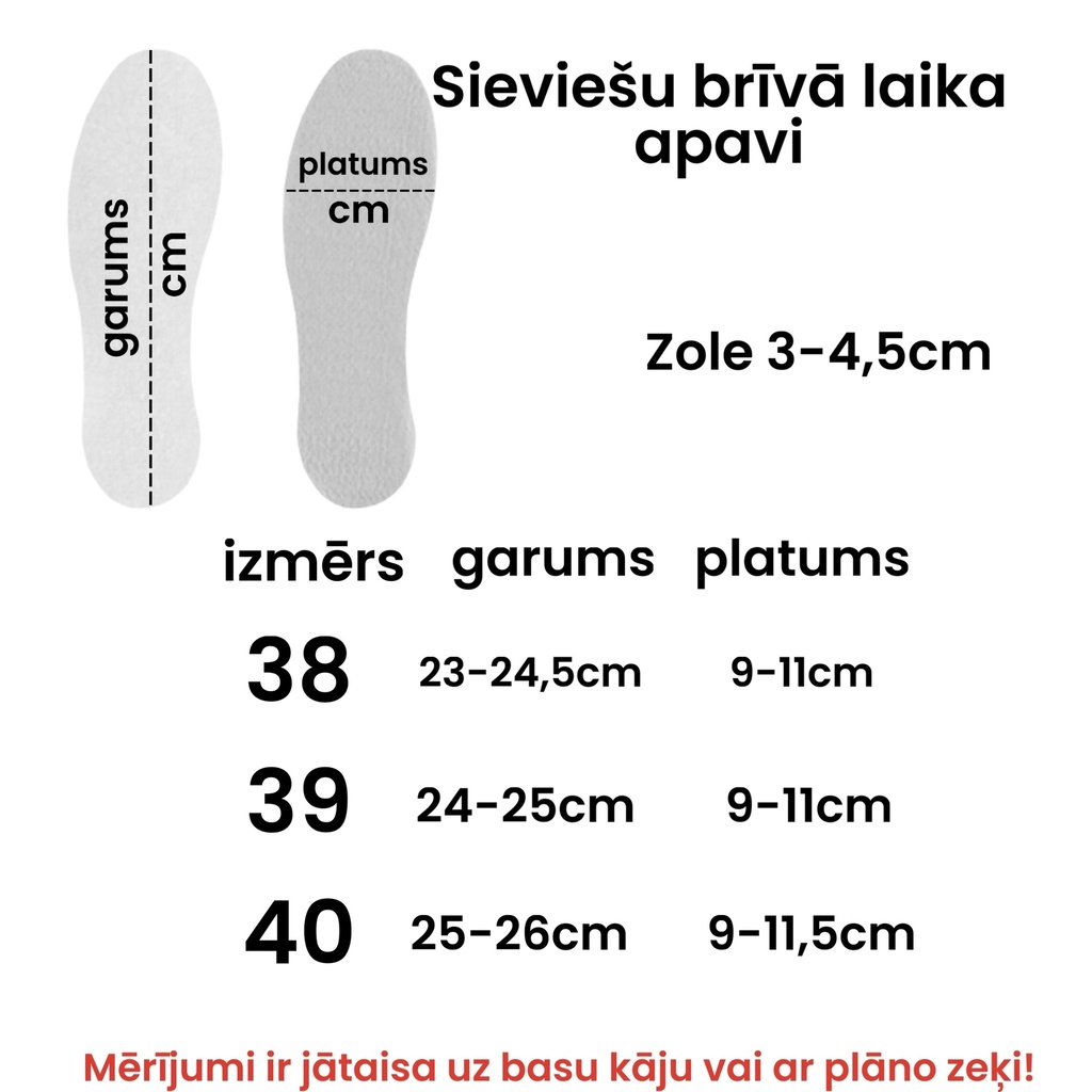 Sieviešu brīvā laika apavi
